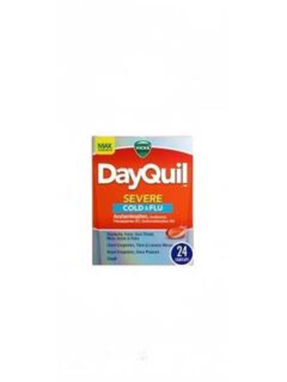 Vicks DayQuil Severe Cold & Flu Maximum Strength Liquicaps, 24 Count